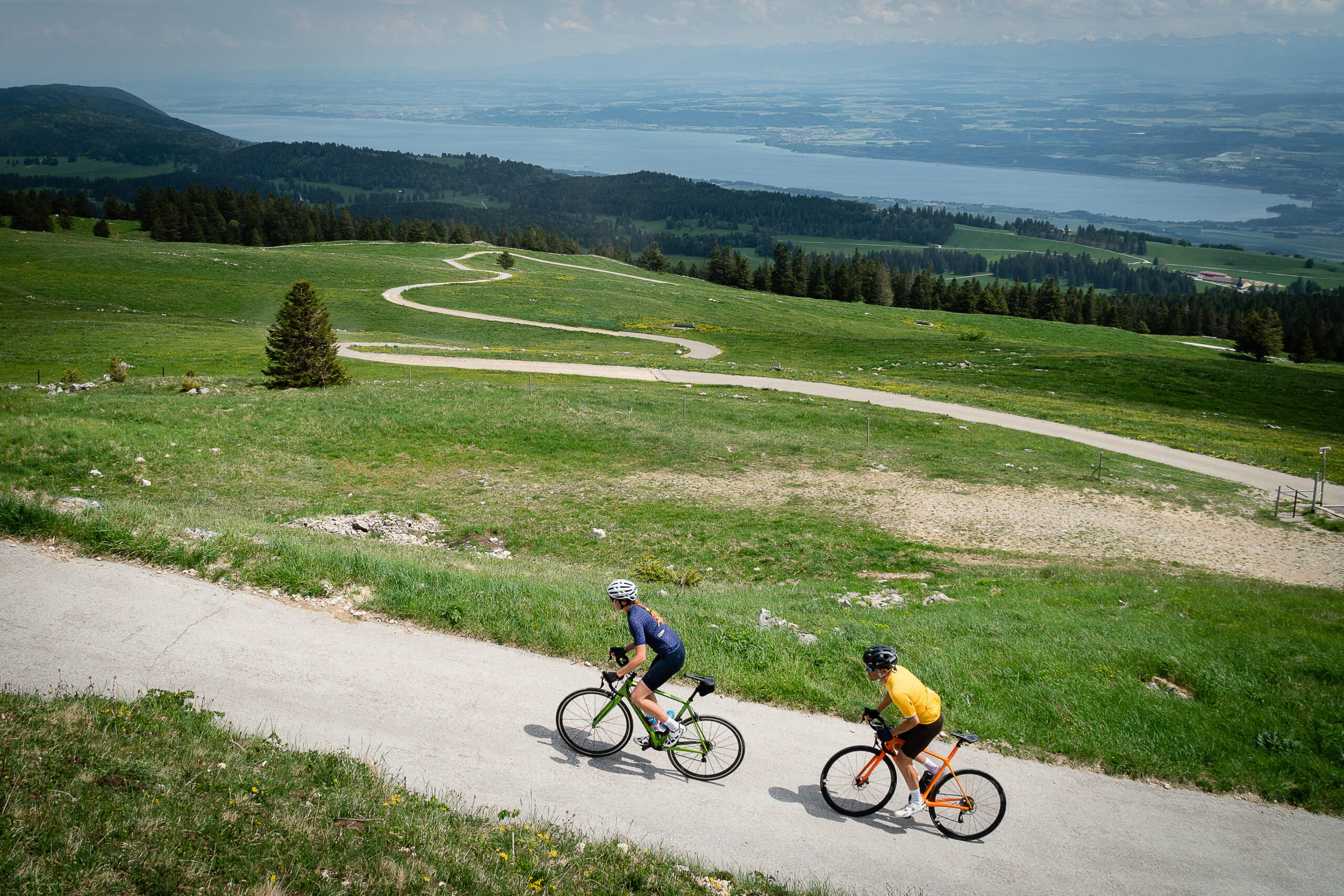 Vélo dans le Nord vaudois, Route du Chasseron