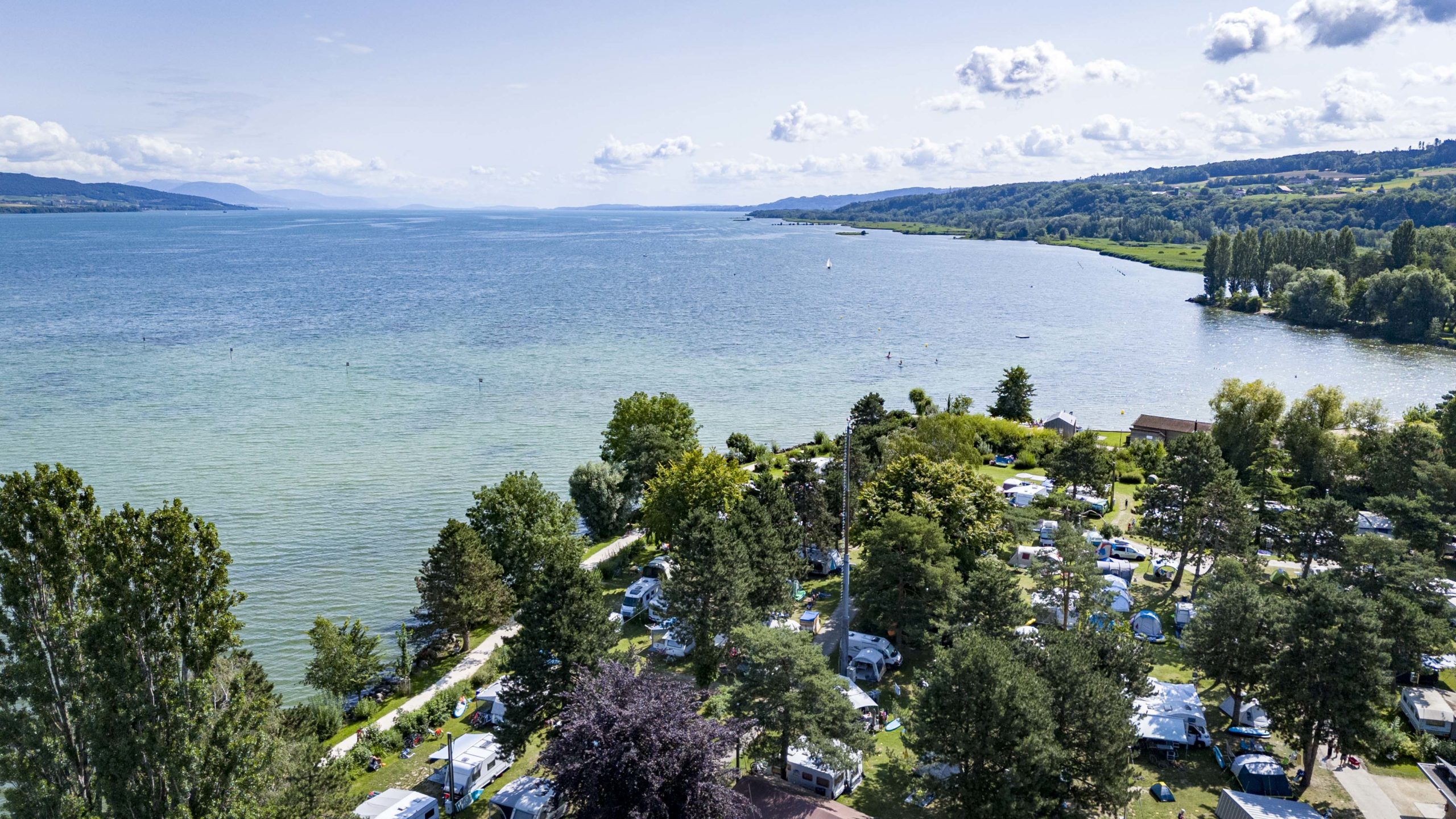 Camping Yverdon plage © ADNV - Lionel Bourgeois